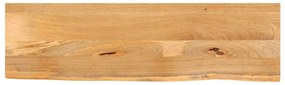 370494 vidaXL Плот за маса, жив ръб, 120x40x3,8 см, масивно дърво манго