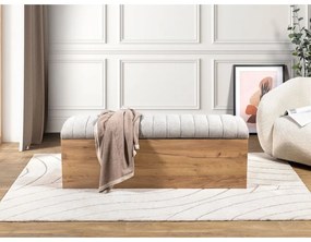 Светлосива и естествена пейка Oceane – Bobochic Paris