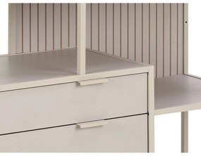 Сива библиотека 114x78x35 cm Seaford – Actona