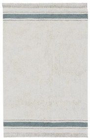 Син и кремав ръчно изработен памучен килим подходящ за пране 140x200 cm Gastro Vintage Blue – Lorena Canals