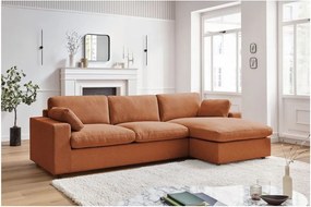 Оранжев ъглов диван Belair – Bobochic Paris