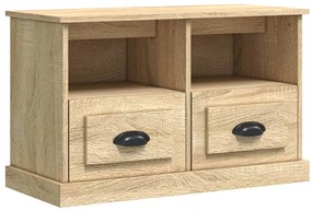 816283 vidaXL ТB шкаф, Дъб сонома, 80x35x50 см, инженерно дърво