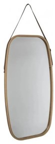 5five - Стенно огледало OVAL 77x43 см бамбук