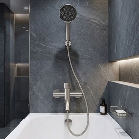 Смесител за вана Rea Lungo Stripe Brush Nickel