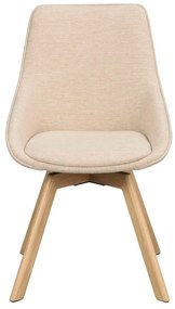 Бежови трапезни столове в комплект от 2 бр. Alison – Rowico
