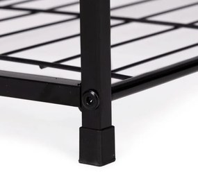 Стелаж за обувки с метална конструкция - 3 рафта, до 16 чифта