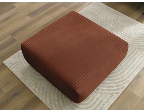 Табуретка от рипсено кадифе в тухлен цвят Lucien – Bobochic Paris