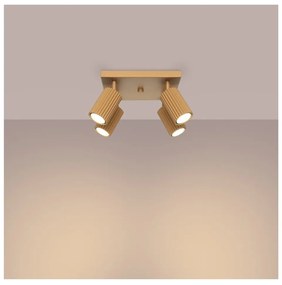 Прожектор в златист цвят 25x25 cm Gleam – Sollux