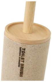 Бежова полирезинова четка за тоалетна - Casa Selección