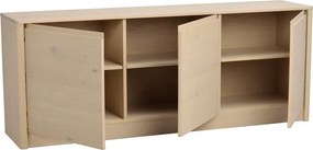 Скрин от декор от дъб в светло естествен цвят 180x70x40 cm Melstone – Rowico