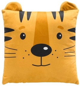 Кадифена детска възглавница 40x40 cm Tigry – douceur d'intérieur