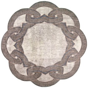 Бежов кръгъл килим ø 80 cm - Vitaus