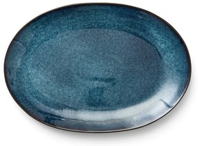 Черна/синя глинена чиния Gastro Dark Blue/Black – Bitz