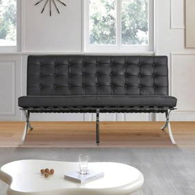 Триместен диван Casablanca-черно