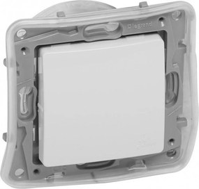 Legrand Девиаторен ключ противовлажен IP44 цвят бял Niloe  - 764514