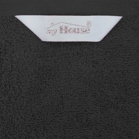 Черна памучна кърпа 100x50 cm Darwin - My House