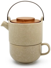 Бежов керамичен сервиз за чай Umea - Bredemeijer