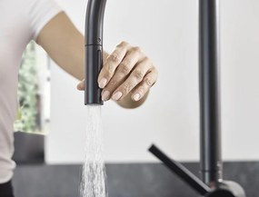 Кухненски смесител, 72800000, Hansgrohe, с изтеглящ се чучур