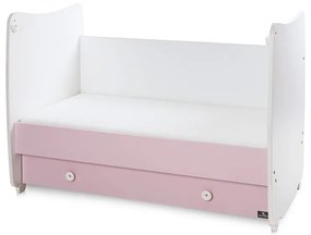 LORELLI Classic Легло-люлка 60/120 см. DREAM БЯЛО/ ORCHID PINK