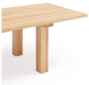 Трапезна маса с плот от борова дървесина 100x260 cm Banda - Teulat