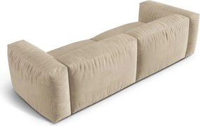 Бежов кадифен модулен диван 240 cm Martina – Micadoni