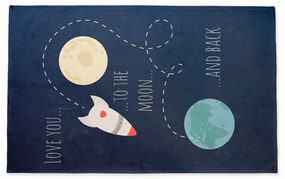 Детски килим Love you to the Moon, 195 x 135 cm Love You to the Moon - Little Nice Things