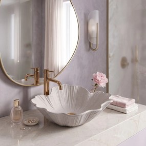 Умивалник за плот Rea Flower Beige
