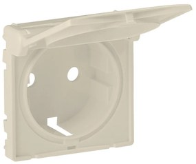 Legrand 754841 Лицев панел Valena Life за контакт Schuko 2P+E, с капак, ivory, - 754841