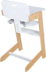 Бял стол за хранене Nature UP – Roba