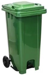 Horecano - Кош за смет с педал 120л зелен CLEANING-(HC-4340)