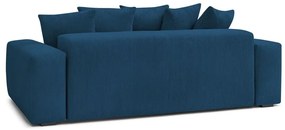 Тъмносин диван от рипсено кадифе 280 cm Voltaire – Bobochic Paris