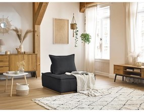 Тъмносиво шенилово кресло Elisa – Bobochic Paris