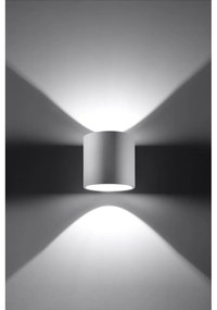 Бяла стенна лампа Roda - Sollux