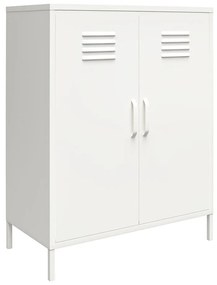 Бяло метално шкафче 40x102x80 cm Mission District – Støraa