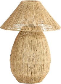 Настолна лампа в естествен цвят с абажур от юта (височина 55 cm) Maruva – Light & Living