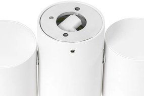 Дизайнерски прожектор бял 2-светлина регулируем - Michael