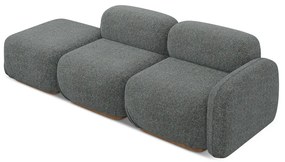 Сив модулна лежанка (десен ъгъл) Ailani – Makamii