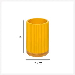 Поставка за четки за зъби 5five Modern Color - Горчица