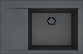 ALVEUS 1149504 - Кухненска мивка PURE 79x51,5 см гранит/черен