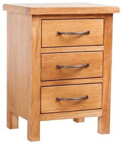 3053415 vidaXL Нощни шкафчета, 2 бр, 40x30x54 см, дъбово дърво масив