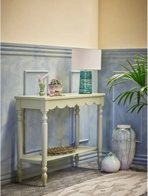 Светлозелена конзолна маса от масивен бор 36x106 cm Salla – Bloomingville