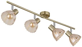 Globo 54315M-4 - Спот ZACHERY 4xE14/40W/230V златист