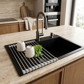 Сгъваем сушилник за мивка REA P12298A Grey