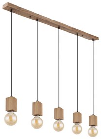 Globo 15655-5H - Пендел ERNA 5xE27/60W/230V