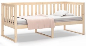 820881 vidaXL Дневно легло без матрак, 90x190 см, борово дърво масив