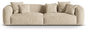 Бежов кадифен модулен диван 320 cm Martina – Micadoni