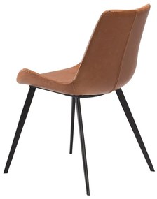 Кафяв трапезен стол от изкуствена кожа DAN-FORM Дания Hype - DAN-FORM Denmark