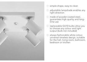 Бяла светлина за таван Etna - Sollux