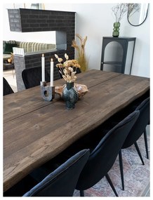 Черна метална витрина 50x110 cm Adelaide - House Nordic