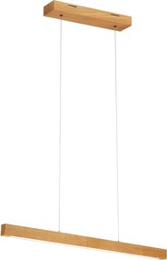 LED люстра на кабел VERDE LED/18W/230V 3000K 76 cm дъб